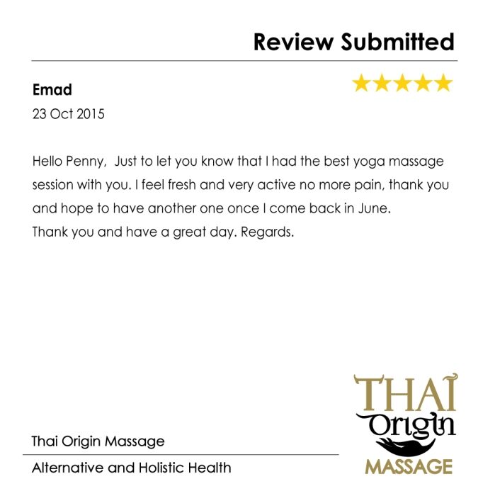 Verified Reviews of Thai Origin Massage